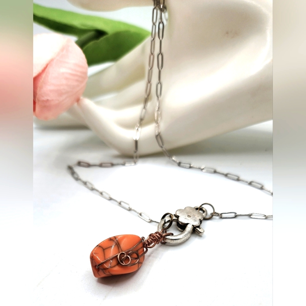 Custom Made Necklace,tiny Paperclip Chain,32in